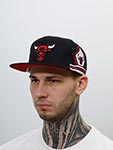 Бейсболка MITCHELL NESS арт. 6HSSLD21011-CBUBLCK Chicago Bulls NBA (черный)